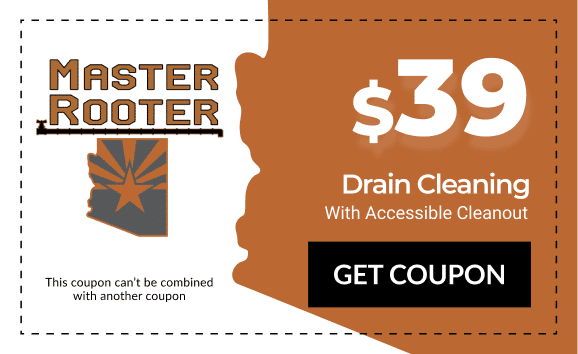 a master rooter coupon for $39 drain cleaning